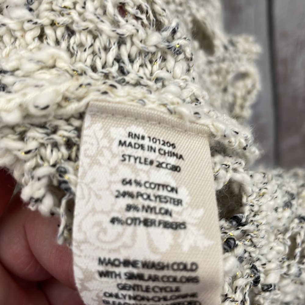 Soft Surroundings Teressa crochet cardigan. NWT. - Picture 10 of 13